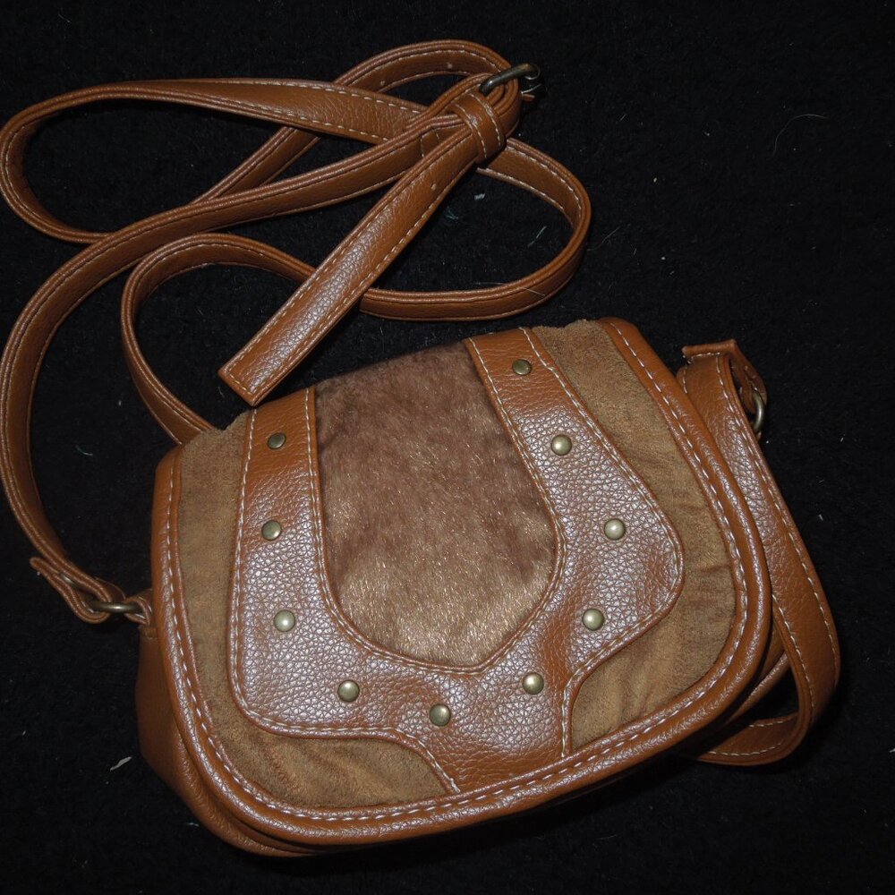 Brown Vintage Mini CROSS BODY